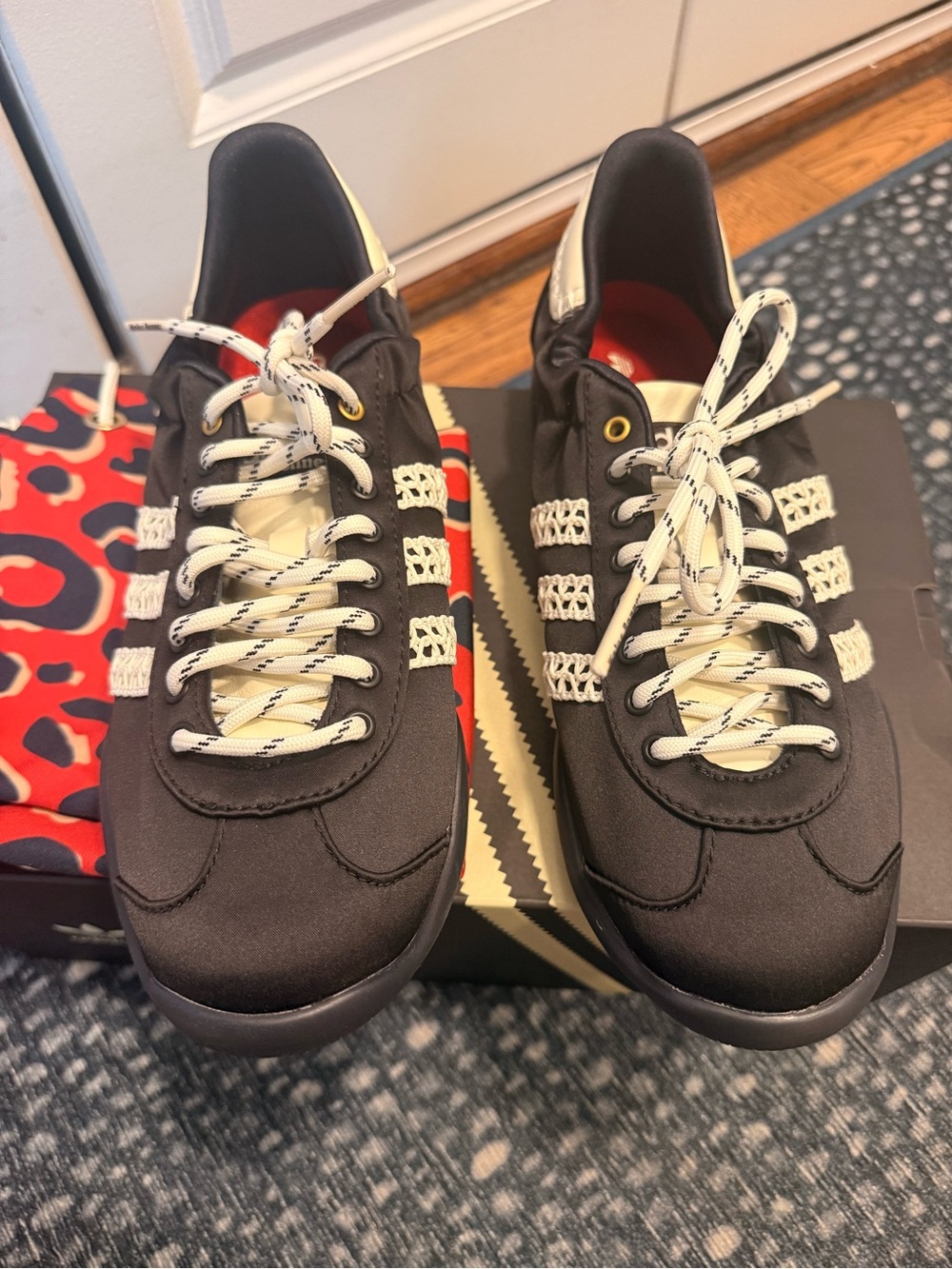 Wales Bonner + Adidas  Katrina Lo Satin Sneakers Women Size 9 US- Never Worn